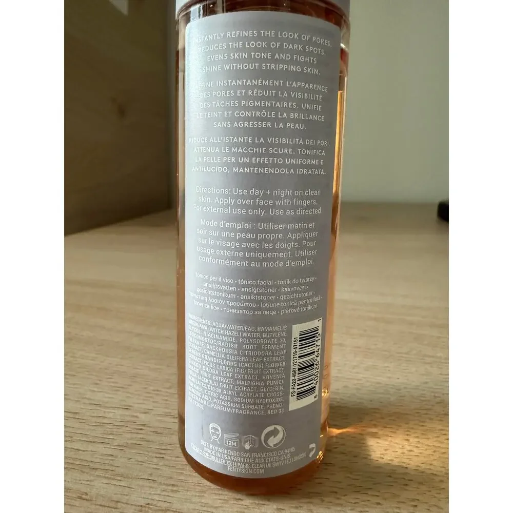 $38 Fenty Skin Fat Water Pore-Refining Toner Serum 150mL Full Size New